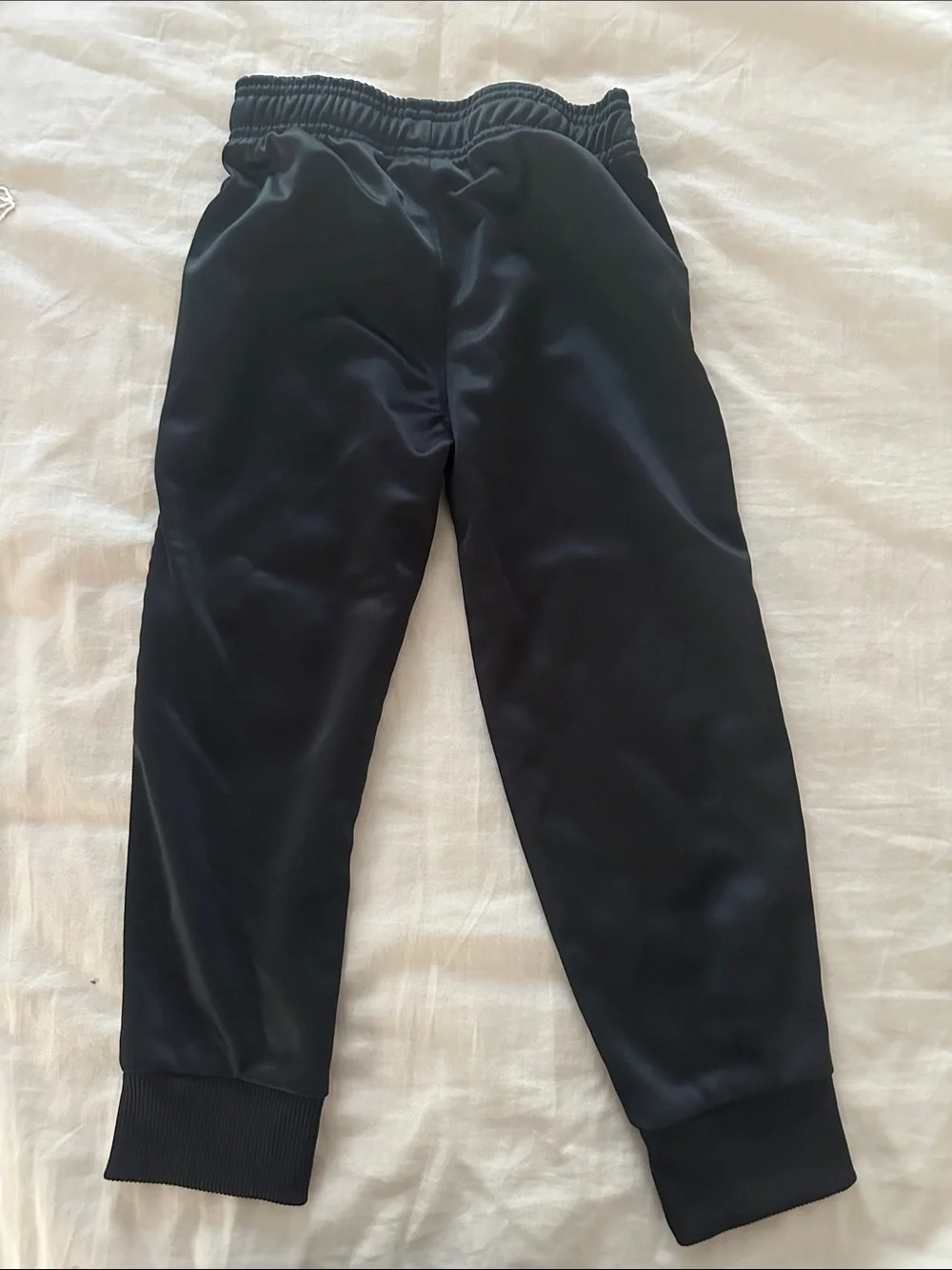 PUMA Black Sweatpants with White Piping